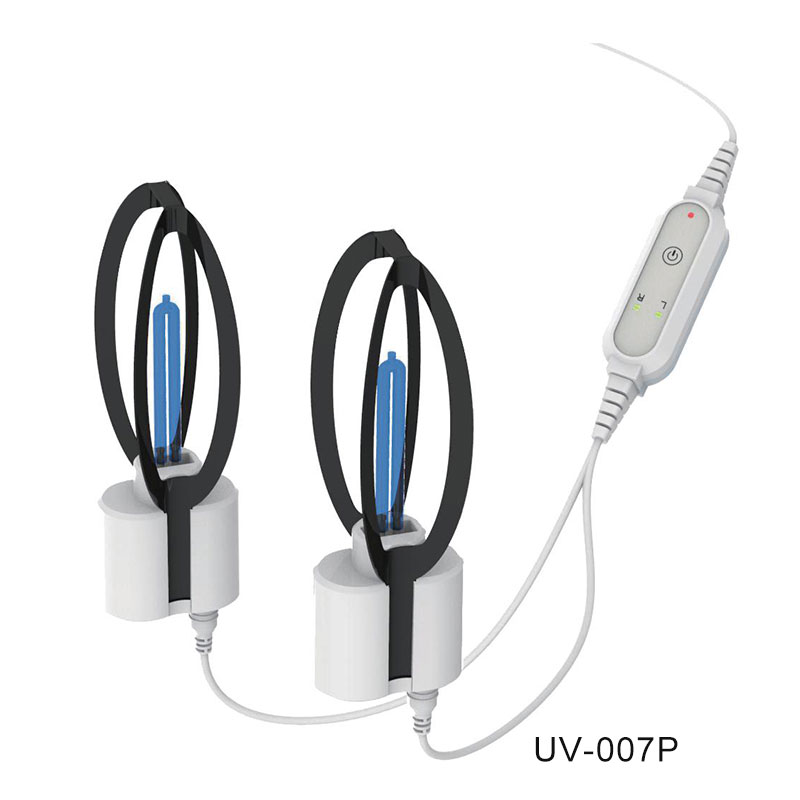 UVC-schoenontsmettingsmiddel opladen